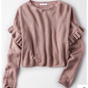 “Don’t Ask Why” Ruffle Sleeve Sweater